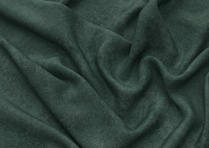 Faux Suede, Bottle Green - Twist&Fit Roman Blind - Image 4